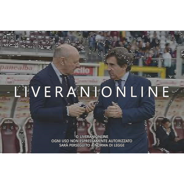 Torino 21.10.2023 Stadio Grande Torino ©Manuela Viganti/Agenzia Aldo Liverani Torino vs Inter Campionato Calcio Serie A TIM 2023/2024 9a giornata Nella foto: urbano cairo e giuseppe marotta