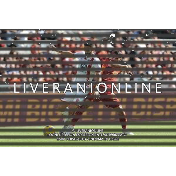 Roma vs Monza - Campionato Serie A TIM - 9 giornata - Stadio Olimpico - Roma 22-10-2023 nella foto Gagliardini e Aouar FOTO FEDERICO GAETANO-AG ALDO LIVERANI SAS