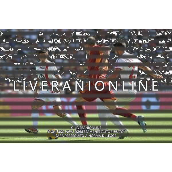 Roma vs Monza - Campionato Serie A TIM - 9 giornata - Stadio Olimpico - Roma 22-10-2023 nella foto Pessina e Belotti FOTO FEDERICO GAETANO-AG ALDO LIVERANI SAS