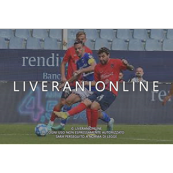 Serie B 2023-2023 Stadio Luigi Ferraris- Genova, 22 Ottobre 2023 Nella foto: Giacomo Calò e Valerio Verre -Sampdoria-Cosenza Campionato Calcio Serie B 22.10.2023 ©Andrea Rosito / AGENZIA ALDO LIVERANI SAS