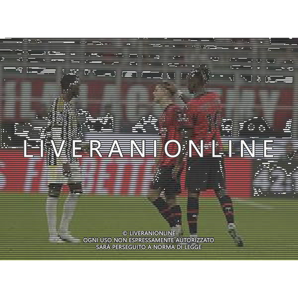 CHRISTIAN PULISIC E RAFAEL LEAO -MILAN vs JUVENTUS Campionato Calcio Serie A TIM Milano 22-10-2023 ©PAOLO GIAMPIETRI / AGENZIA ALDO LIVERANI SAS - ITALY ONLY EDITORIAL USE ONLY