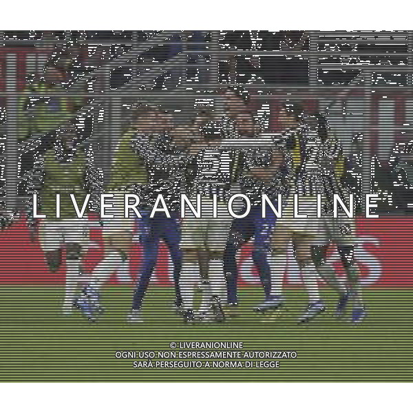 ESULTANZA DOPO IL GOL DI MANUEL LOCATELLI -MILAN vs JUVENTUS Campionato Calcio Serie A TIM Milano 22-10-2023 ©PAOLO GIAMPIETRI / AGENZIA ALDO LIVERANI SAS - ITALY ONLY EDITORIAL USE ONLY