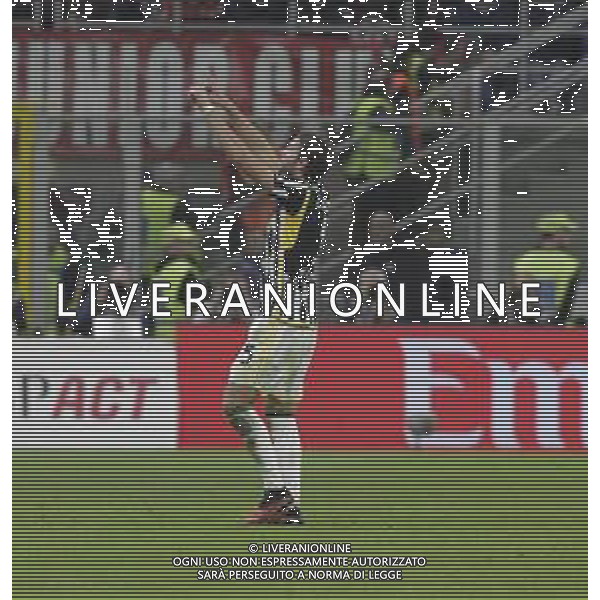 ESULTANZA DOPO IL GOL DI MANUEL LOCATELLI -MILAN vs JUVENTUS Campionato Calcio Serie A TIM Milano 22-10-2023 ©PAOLO GIAMPIETRI / AGENZIA ALDO LIVERANI SAS - ITALY ONLY EDITORIAL USE ONLY