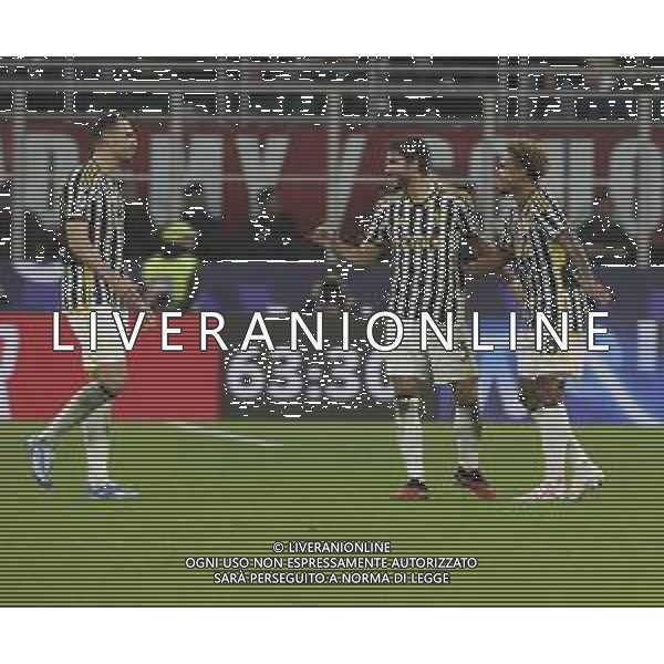 ESULTANZA DOPO IL GOL DI MANUEL LOCATELLI CON WESTON MCKENNIE -MILAN vs JUVENTUS Campionato Calcio Serie A TIM Milano 22-10-2023 ©PAOLO GIAMPIETRI / AGENZIA ALDO LIVERANI SAS - ITALY ONLY EDITORIAL USE ONLY