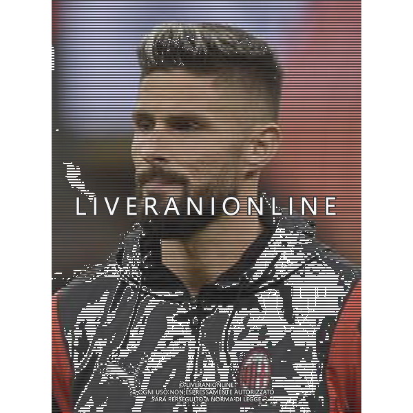 Milan vs Juventus nella foto Olivier Giroud (Milan) Milano 22-10-2023 Stadio Giuseppe Meazza - San Siro Campionato Serie A TIM - 9a giornata foto Roberto Garavaglia/ag. Aldo Liverani sas