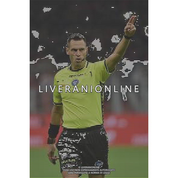 Milan vs Juventus nella foto l\'arbitro Maurizio Mariani di Aprilia (LT) Milano 22-10-2023 Stadio Giuseppe Meazza - San Siro Campionato Serie A TIM - 9a giornata foto Roberto Garavaglia/ag. Aldo Liverani sas