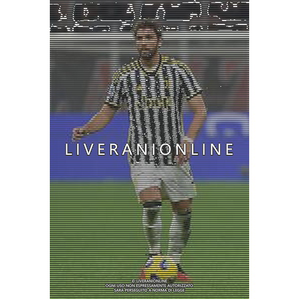 Milan vs Juventus nella foto Manuel Locatelli (Juventus) Milano 22-10-2023 Stadio Giuseppe Meazza - San Siro Campionato Serie A TIM - 9a giornata foto Roberto Garavaglia/ag. Aldo Liverani sas