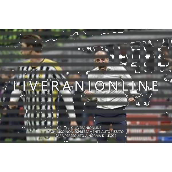Milan vs Juventus nella foto Massimiliano Allegri allenatore Juventus grida verso Fabio Miretti (Juventus) a SX Milano 22-10-2023 Stadio Giuseppe Meazza - San Siro Campionato Serie A TIM - 9a giornata foto Roberto Garavaglia/ag. Aldo Liverani sas