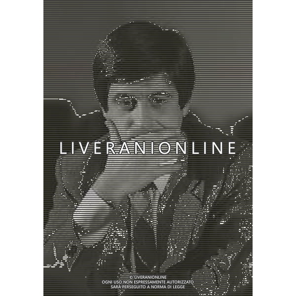 NEG-RETROSPETTIVA GIANNI RIVERA CALCIATORE NELLA FOTO GIANNI RIVERA NELL\'ANNO 1980  AG ALDO LIVERANI SAS  