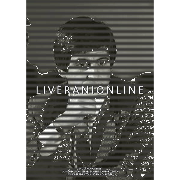 NEG-RETROSPETTIVA GIANNI RIVERA CALCIATORE NELLA FOTO GIANNI RIVERA NELL\'ANNO 1980  AG ALDO LIVERANI SAS  