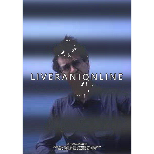 DIAP-RETROSPETTIVA WIM WENDERS REGISTA NELLA FOTO WIM WENDERS A CANNES NELL\'ANNO 1982 FOTO ENRICO LIVERANI-AG ALDO LIVERANI SAS