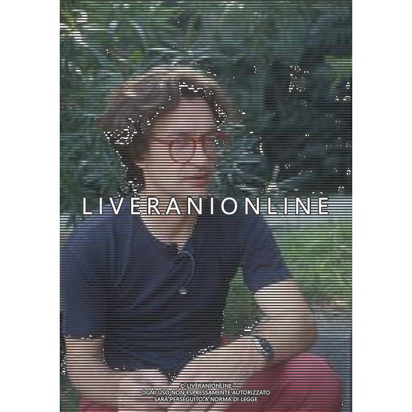 DIAP-RETROSPETTIVA WIM WENDERS REGISTA NELLA FOTO WIM WENDERS A VENEZIA NELL\'ANNO 1983 FOTO ENRICO LIVERANI-AG ALDO LIVERANI SAS 