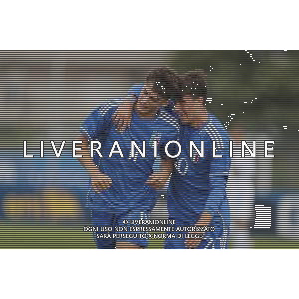 ZCP - 25/10/2023 - ITALIA U17 vs SAN MARINO U17 Qualificazioni per il campionato Europeo - nella foto: esultanza italia dopo il goal ©Claudio Zamagni/Agenzia Aldo Liverani s.a.s. /AGENZIA ALDO LIVERANI SAS