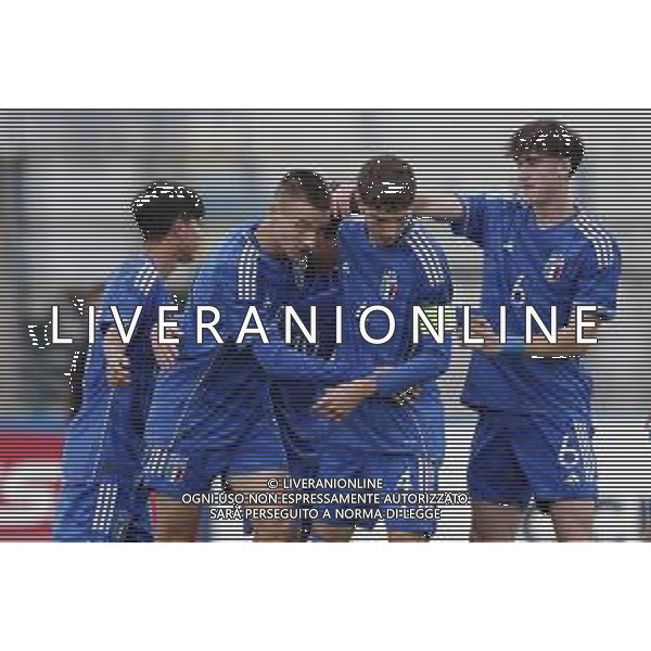 ZCP - 25/10/2023 - ITALIA U17 vs SAN MARINO U17 Qualificazioni per il campionato Europeo - nella foto: esultanza italia dopo il goal ©Claudio Zamagni/Agenzia Aldo Liverani s.a.s. /AGENZIA ALDO LIVERANI SAS