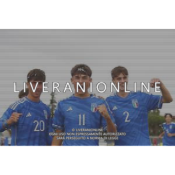 ZCP - 25/10/2023 - ITALIA U17 vs SAN MARINO U17 Qualificazioni per il campionato Europeo - nella foto: esultanza italia dopo il goal ©Claudio Zamagni/Agenzia Aldo Liverani s.a.s. /AGENZIA ALDO LIVERANI SAS