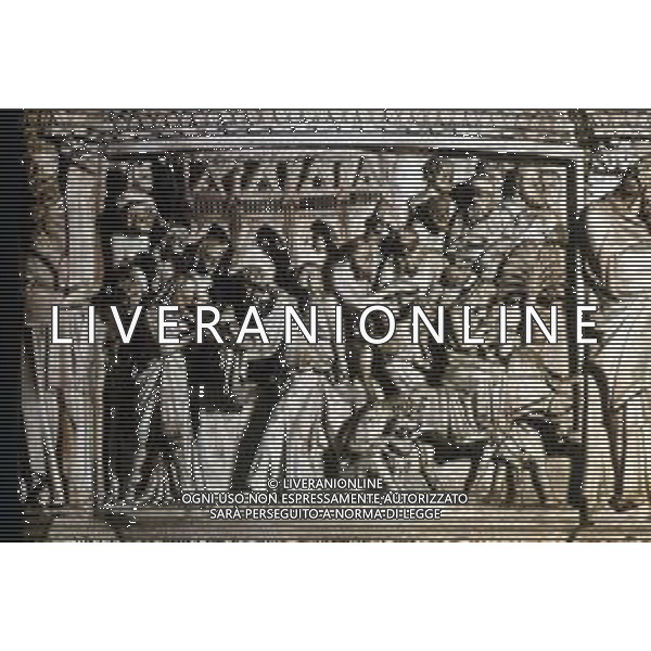 TOSCANA CIITA\' PISA-particolare del pulpito la fuga in egitto AG ALDO LIVERANI SAS