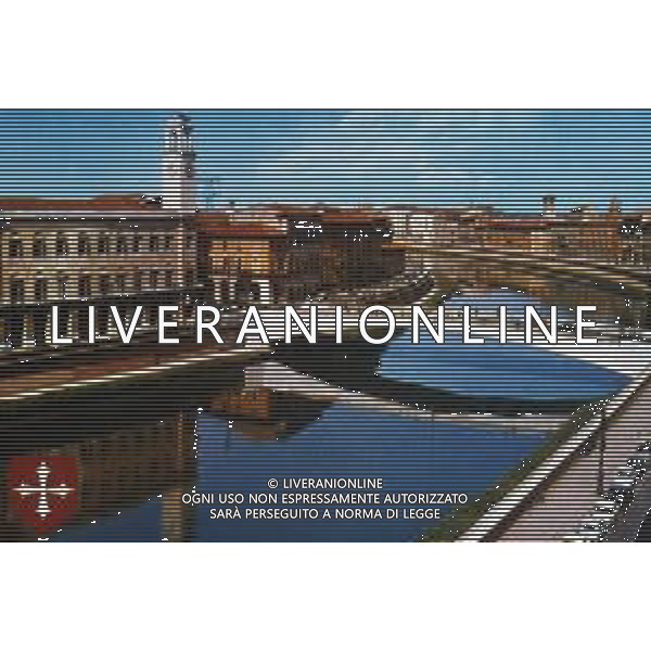 TOSCANA CIITA\' PISA-veduta dei lungarni AG ALDO LIVERANI Ssa