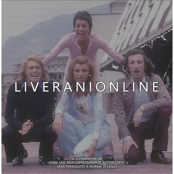 COL-RETROSPETTIVA COMPLESSO MUSICALE DEI RICCHI E POVERI I COMPONENTI DEL GRUPPO MUSICALE DEI RICCHI E POVERI ANGELO SOTGIU-FRANCO GATTI-MARINA OCCHIENA E ANGELA BRAMBATI A SAINT VINCENT NELL\'ANNO 1971 AG ALDO LIVERANI SAS