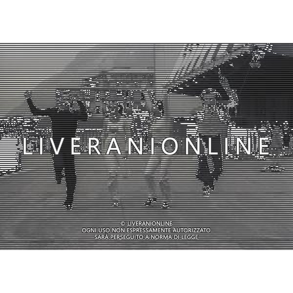 RETROSPETTIVA COMPLESSO I RICCHI E POVERI NELLA FOTO COMPLESSO MUSICALE DEI RICCHI E POVERI NELL\'ANNO 1971 AL FESTIVAL DI SAINT VINCENT Angelo Sotgiu, Franco Gatti, Angela Brambati e Marina Occhiena AG ALDO LIVERANI SAS