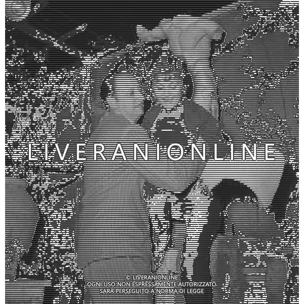 Neg- RIUNIONE VARI ARTISTI E PERSONALITA\' A SOSTEGNO DI VIA MARGUTTA A ROMA ANNI \'50 NELLA FOTO LA PITTRICE NOVELLA PARIGINI AG ALDO LIVERANI SAS