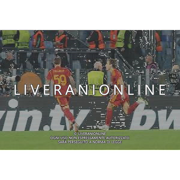 Roma vs Slavia Praga - Europa League - 3 giornata - Stadio Olimpico - Roma 26-10-2023 nella foto Esultanza Bove ©Federico Gaetano/AGENZIA ALDO LIVERANI SAS