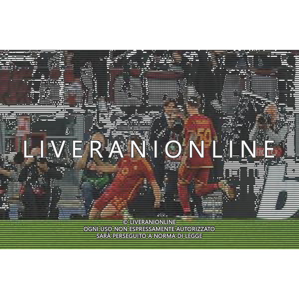 Roma vs Slavia Praga - Europa League - 3 giornata - Stadio Olimpico - Roma 26-10-2023 nella foto Esultanza Bove ©Federico Gaetano/AGENZIA ALDO LIVERANI SAS