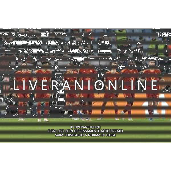 Roma vs Slavia Praga - Europa League - 3 giornata - Stadio Olimpico - Roma 26-10-2023 nella fotoEsultanza Roma ©Federico Gaetano/AGENZIA ALDO LIVERANI SAS