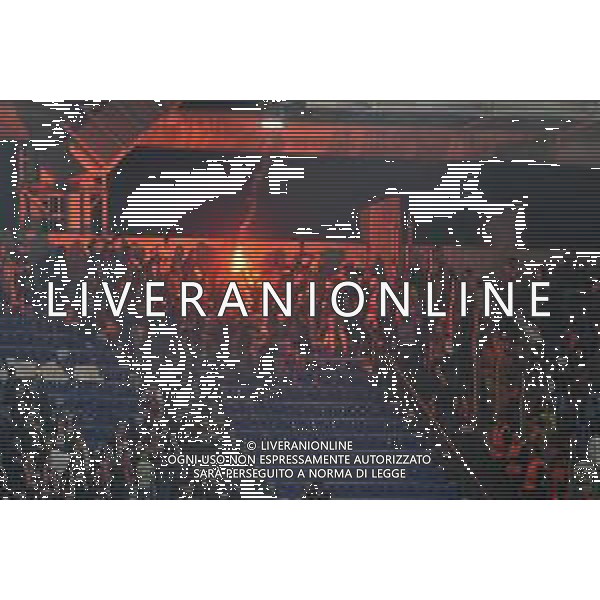 Roma vs Slavia Praga - Europa League - 3 giornata - Stadio Olimpico - Roma 26-10-2023 nella foto Scontri tra tifosi ©Federico Gaetano/AGENZIA ALDO LIVERANI SAS