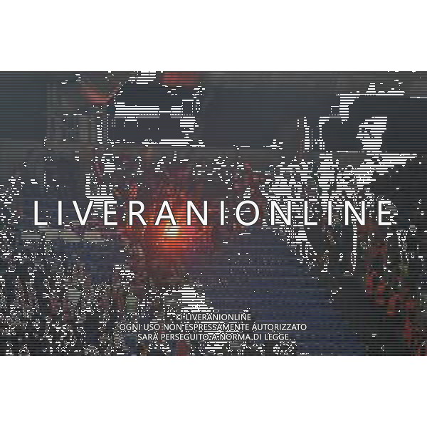 Roma vs Slavia Praga - Europa League - 3 giornata - Stadio Olimpico - Roma 26-10-2023 nella foto Scontri tra tifosi ©Federico Gaetano/AGENZIA ALDO LIVERANI SAS