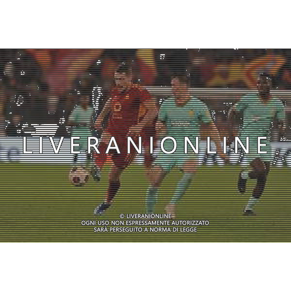 Roma vs Slavia Praga - Europa League - 3 giornata - Stadio Olimpico - Roma 26-10-2023 nella foto Belotti e Vlcek ©Federico Gaetano/AGENZIA ALDO LIVERANI SAS