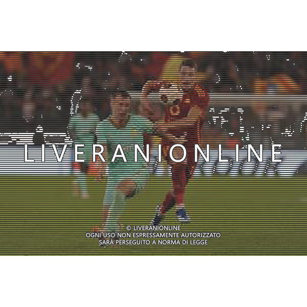 Roma vs Slavia Praga - Europa League - 3 giornata - Stadio Olimpico - Roma 26-10-2023 nella foto Belotti e Vlcek ©Federico Gaetano/AGENZIA ALDO LIVERANI SAS