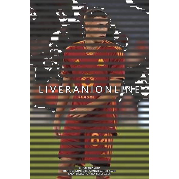 Roma vs Slavia Praga - Europa League - 3 giornata - Stadio Olimpico - Roma 26-10-2023 nella foto Luigi Cherubini ©Federico Gaetano/AGENZIA ALDO LIVERANI SAS