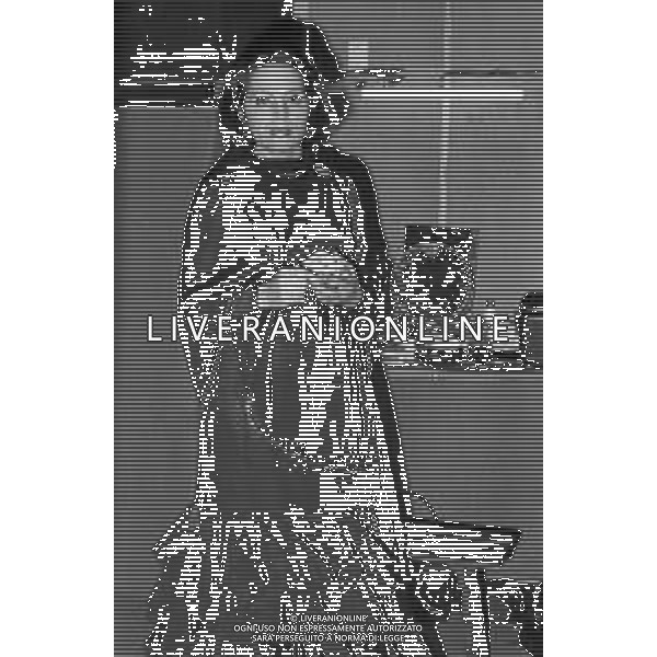 Neg- RETROSPETTIVA AMALIA RODRIGUES CANTANTE PORTOGHESE NELLA FOTO NELL\'ANNO 1972 AG ALDO LIVERANI SAS