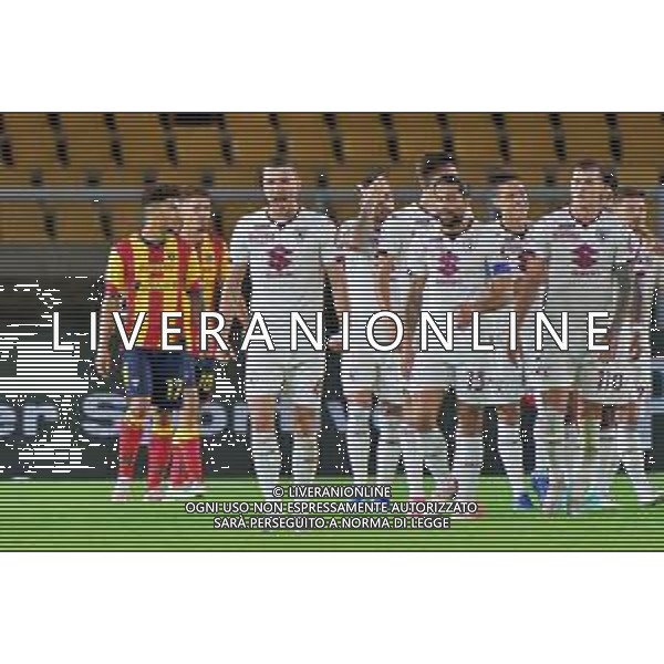 Alessandro Buongiorno of Torino FC celebrates after scoring a goal during the Italian soccer Serie A match US Lecce vs Torino FC on October 28, 2023 at Via del Mare Stadium in Lecce, Italy. Photo by Emmanuele Mastrodonato/ag. Aldo Liverani sas
