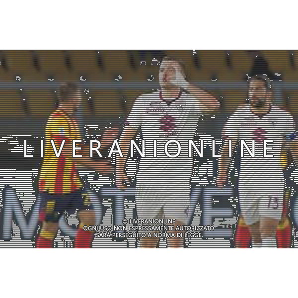 Alessandro Buongiorno of Torino FC celebrates after scoring a goal during the Italian soccer Serie A match US Lecce vs Torino FC on October 28, 2023 at Via del Mare Stadium in Lecce, Italy. Photo by Emmanuele Mastrodonato/ag. Aldo Liverani sas