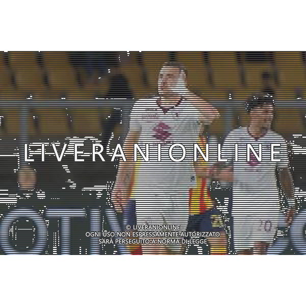 Alessandro Buongiorno of Torino FC celebrates after scoring a goal during the Italian soccer Serie A match US Lecce vs Torino FC on October 28, 2023 at Via del Mare Stadium in Lecce, Italy. Photo by Emmanuele Mastrodonato/ag. Aldo Liverani sas