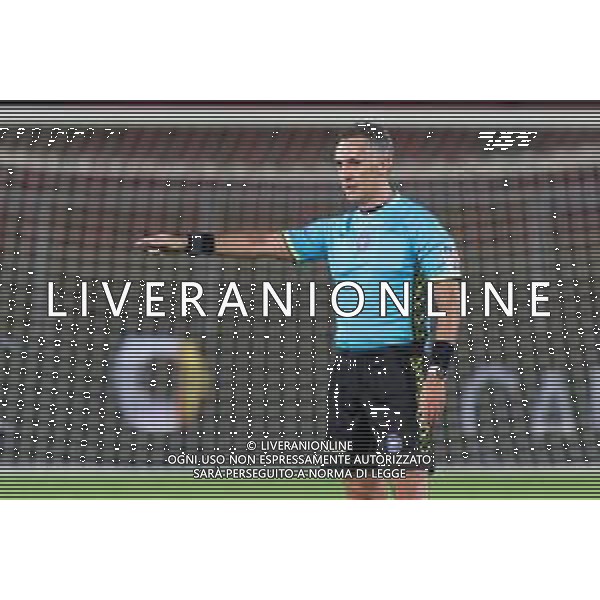 the referee Gianluca Aureliano of Bologna during the Italian soccer Serie A match US Lecce vs Torino FC on October 28, 2023 at Via del Mare Stadium in Lecce, Italy. Photo by Emmanuele Mastrodonato/ag. Aldo Liverani sas