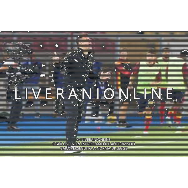 coach Roberto D’Aversa of US Lecce during the Italian soccer Serie A match US Lecce vs Torino FC on October 28, 2023 at Via del Mare Stadium in Lecce, Italy. Photo by Emmanuele Mastrodonato/ag. Aldo Liverani sas