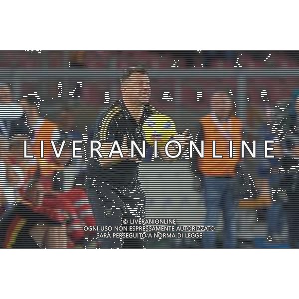 coach Roberto D’Aversa of US Lecce during the Italian soccer Serie A match US Lecce vs Torino FC on October 28, 2023 at Via del Mare Stadium in Lecce, Italy. Photo by Emmanuele Mastrodonato/ag. Aldo Liverani sas