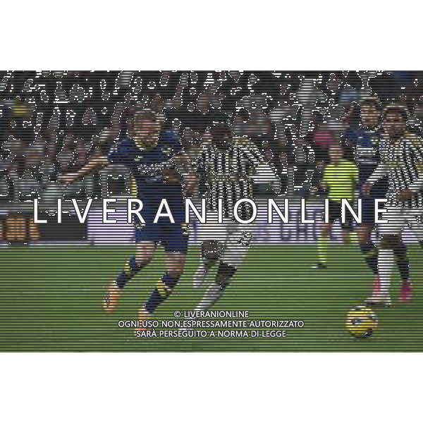 Torino 28.10.2023 Allianz Stadium @Manuela Viganti/Ag. Aldo Liverani sas Juventus vs Hellas Verona Campionato Calcio Serie A TIM 2023/2024 10a giornata Nella foto: timothy weah e josh diog ©Viganti/AGENZIA ALDO LIVERANI SAS
