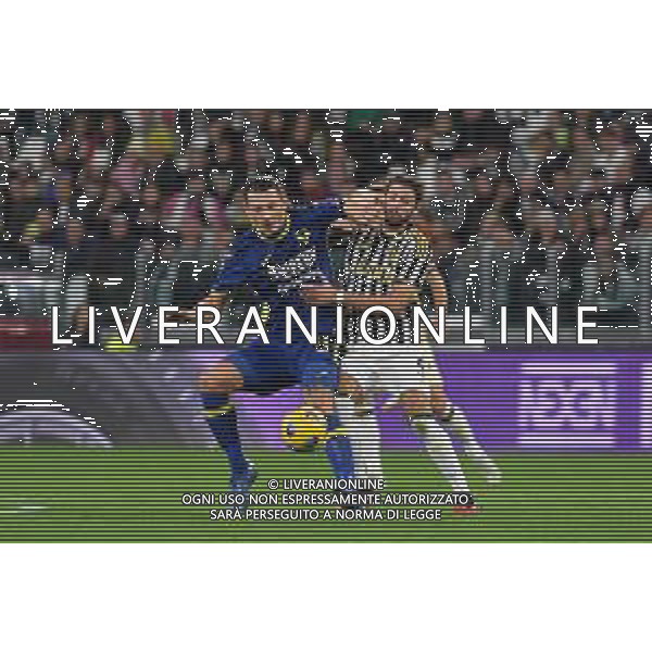 Torino 28.10.2023 Allianz Stadium @Manuela Viganti/Ag. Aldo Liverani sas Juventus vs Hellas Verona Campionato Calcio Serie A TIM 2023/2024 10a giornata Nella foto: manuel locatelli e milan djuric ©Viganti/AGENZIA ALDO LIVERANI SAS