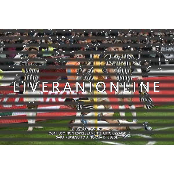 Torino 28.10.2023 Allianz Stadium @Manuela Viganti/Ag. Aldo Liverani sas Juventus vs Hellas Verona Campionato Calcio Serie A TIM 2023/2024 10a giornata Nella foto: esultanza juventus dopo il gol di andrea cambiaso ©Viganti/AGENZIA ALDO LIVERANI SAS