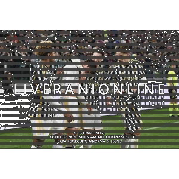 Torino 28.10.2023 Allianz Stadium @Manuela Viganti/Ag. Aldo Liverani sas Juventus vs Hellas Verona Campionato Calcio Serie A TIM 2023/2024 10a giornata Nella foto: esultanza juventus dopo il gol di andrea cambiaso ©Viganti/AGENZIA ALDO LIVERANI SAS