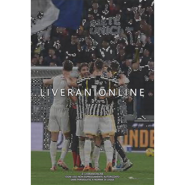 Torino 28.10.2023 Allianz Stadium @Manuela Viganti/Ag. Aldo Liverani sas Juventus vs Hellas Verona Campionato Calcio Serie A TIM 2023/2024 10a giornata Nella foto: esultanza juventus a fine gara ©Viganti/AGENZIA ALDO LIVERANI SAS