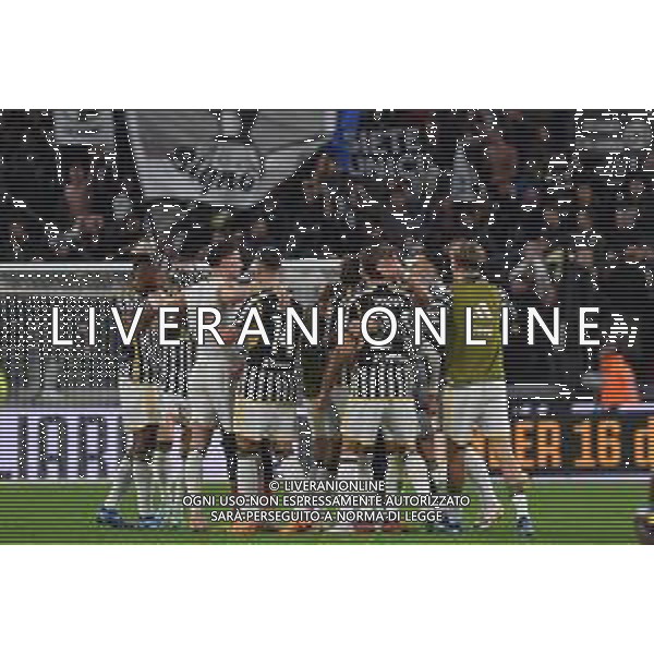 Torino 28.10.2023 Allianz Stadium @Manuela Viganti/Ag. Aldo Liverani sas Juventus vs Hellas Verona Campionato Calcio Serie A TIM 2023/2024 10a giornata Nella foto: esultanza juventus a fine gara ©Viganti/AGENZIA ALDO LIVERANI SAS