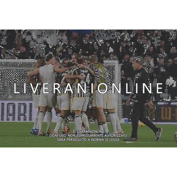 Torino 28.10.2023 Allianz Stadium @Manuela Viganti/Ag. Aldo Liverani sas Juventus vs Hellas Verona Campionato Calcio Serie A TIM 2023/2024 10a giornata Nella foto: esultanza juventus a fine gara ©Viganti/AGENZIA ALDO LIVERANI SAS