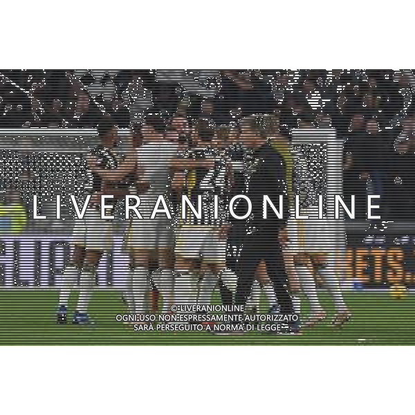 Torino 28.10.2023 Allianz Stadium @Manuela Viganti/Ag. Aldo Liverani sas Juventus vs Hellas Verona Campionato Calcio Serie A TIM 2023/2024 10a giornata Nella foto: esultanza juventus a fine gara ©Viganti/AGENZIA ALDO LIVERANI SAS