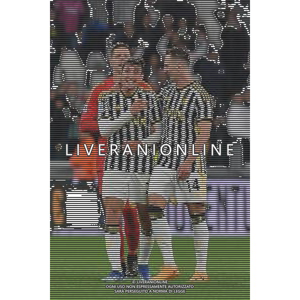 Torino 28.10.2023 Allianz Stadium @Manuela Viganti/Ag. Aldo Liverani sas Juventus vs Hellas Verona Campionato Calcio Serie A TIM 2023/2024 10a giornata Nella foto: andrea cambiaso, wojciech szczesny e arkadiusz milik
