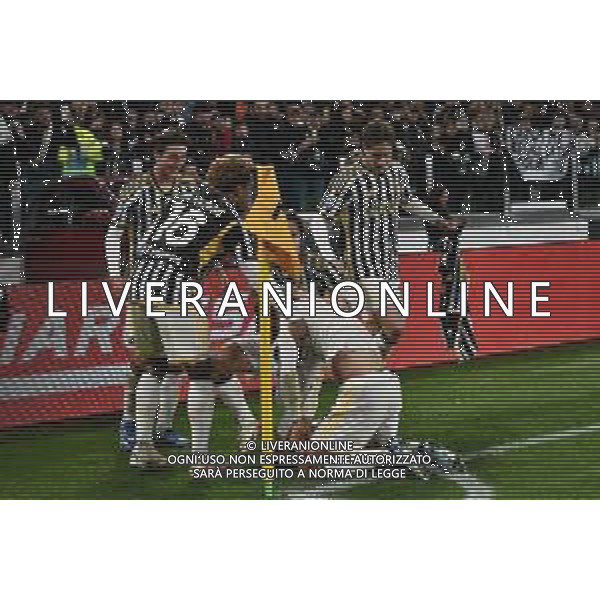 Torino 28.10.2023 Allianz Stadium @Manuela Viganti/Ag. Aldo Liverani sas Juventus vs Hellas Verona Campionato Calcio Serie A TIM 2023/2024 10a giornata Nella foto: esultanza juventus dopo il gol di andrea cambiaso