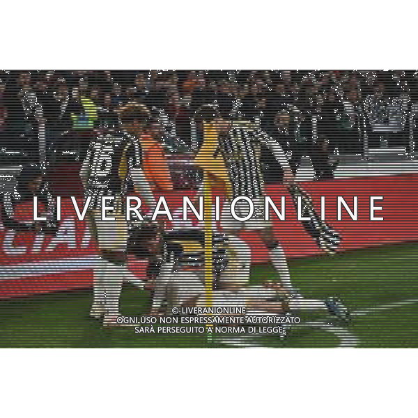 Torino 28.10.2023 Allianz Stadium @Manuela Viganti/Ag. Aldo Liverani sas Juventus vs Hellas Verona Campionato Calcio Serie A TIM 2023/2024 10a giornata Nella foto: esultanza juventus dopo il gol di andrea cambiaso